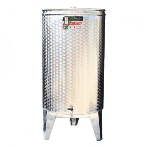 Alternative view of Butoi inox distilate 100L cu dop – Siguranță și durabilitate pentru băuturi