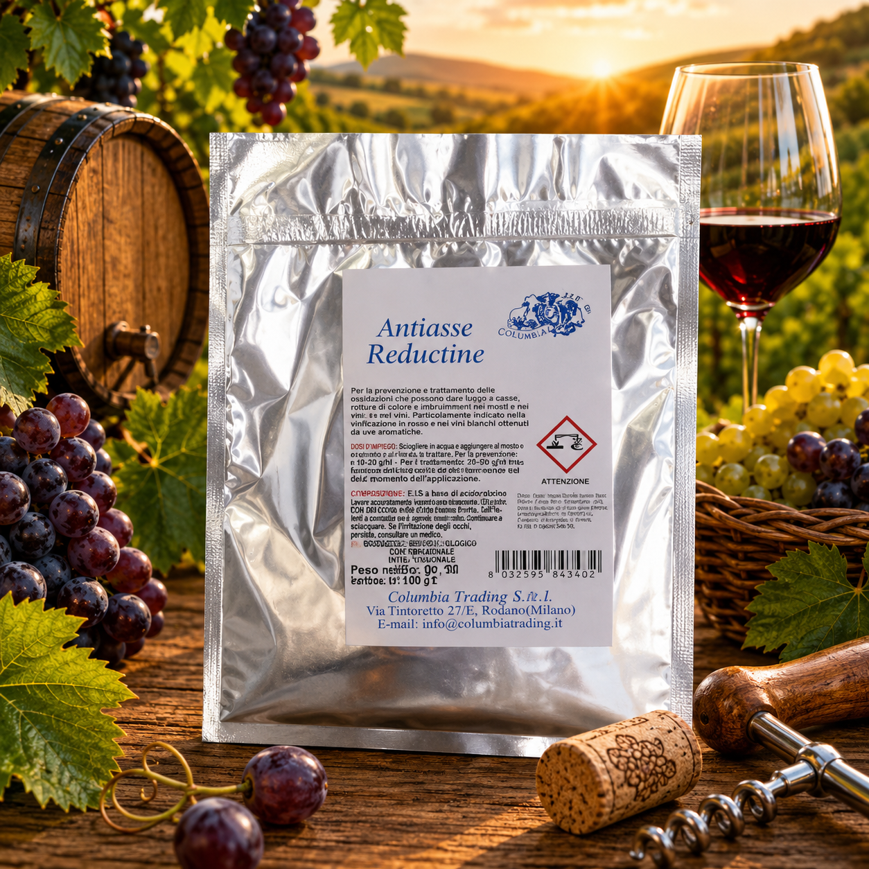 Citrosol antioxidant 30gr – Protecție împotriva oxidării vinului