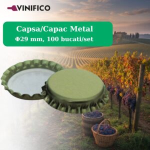 Capsa/Capac Metal Φ29 mm, 100 bucati/set