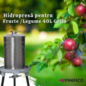Hidropresa pentru fructe 40 L, Grifo