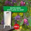 Butoi Inox Tuica 100 L cu dop, Italinox