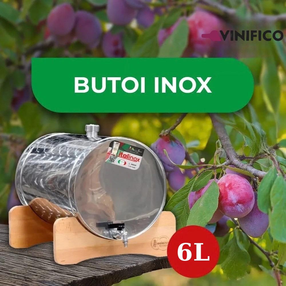 Butoi inox pentru distilate – Varianta compactă de 6L