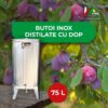 Butoi Inox Tuica 75 L cu dop, Italinox