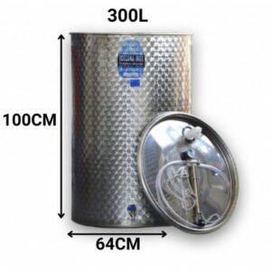 Alternative view of Cisterna Inox Vin 300 L, Toscana Inox
