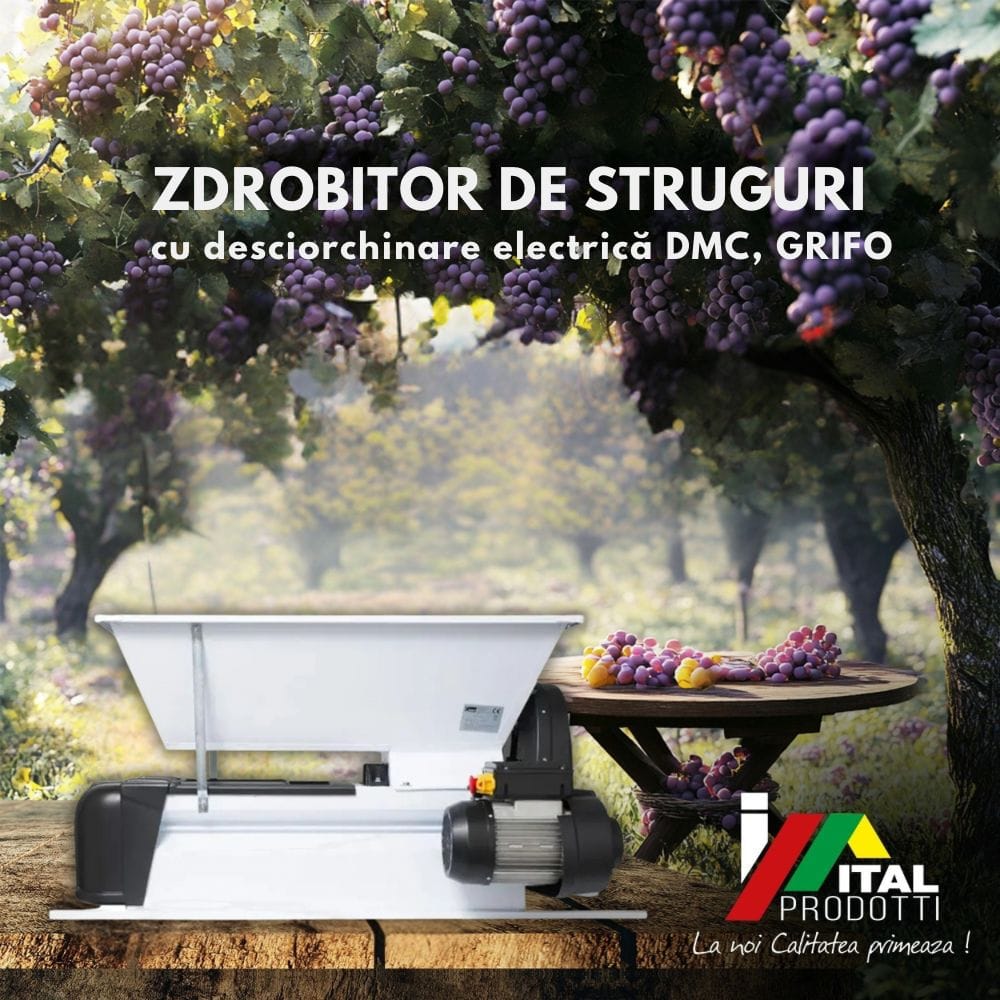 Zdrobitor cu Desciorchinator Electric DMC, Grifo - imagine 6